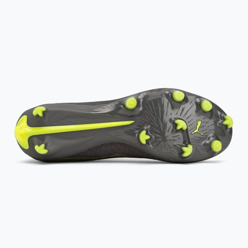 Încălțăminte de fotbal pentru bărbați PUMA Ultra 5 Pro FG/AG matte aged silver/yellow alert/sun struck 4