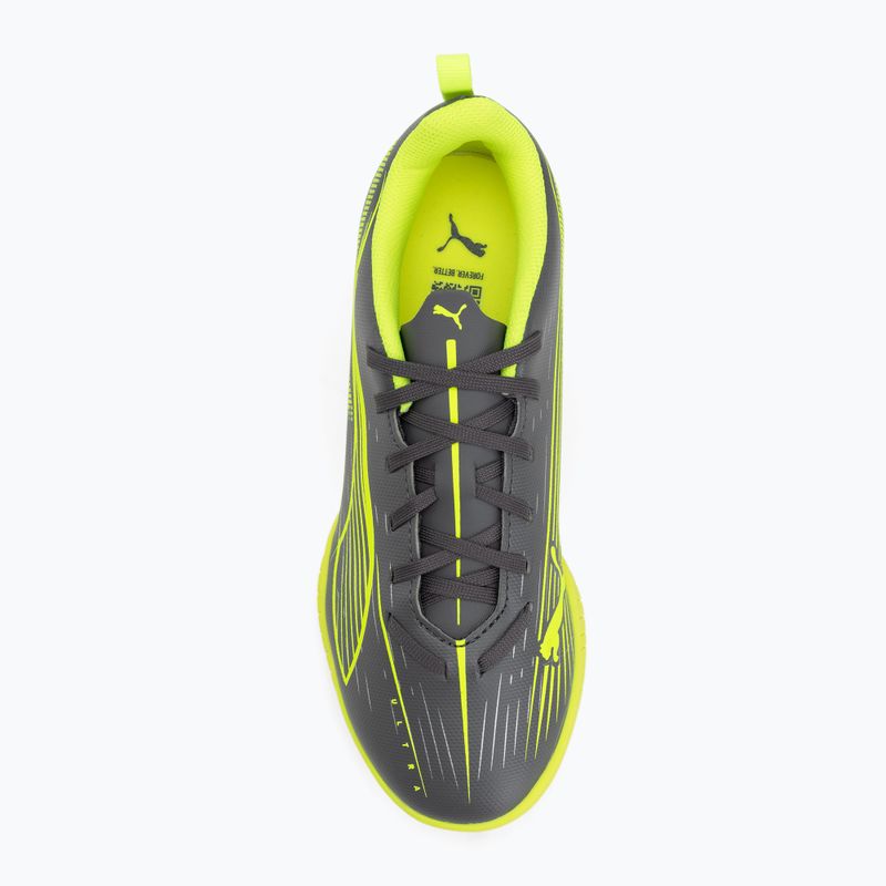 Încălțăminte de fotbal pentru copii PUMA Ultra 5 Play TT Jr matte aged silver/yellow alert/puma aged silver 5