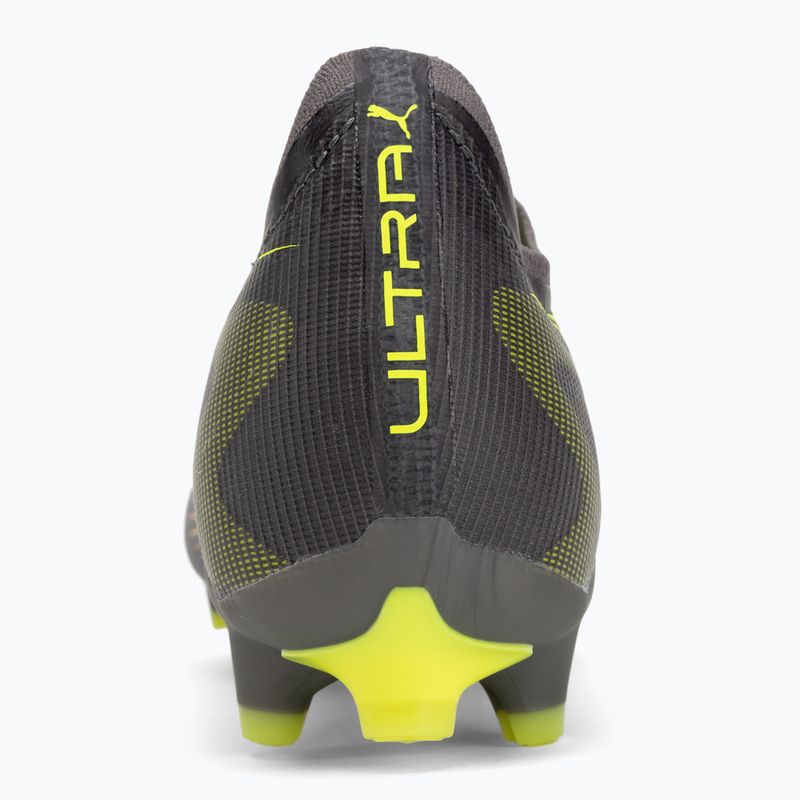 Încălțăminte de fotbal pentru bărbați PUMA Ultra 5 Match FG/AG matte aged silver/yellow alert/puma aged silver 6