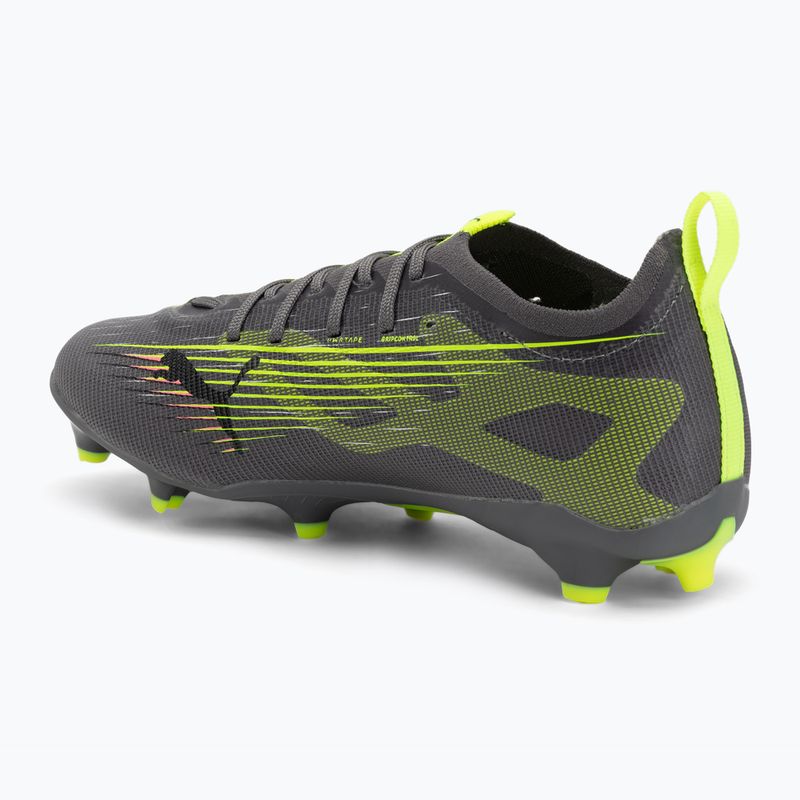 Încălțăminte de fotbal pentru copii PUMA Ultra 5 Pro FG/AG Jr matte aged silver/yellow alert/sun struck 3