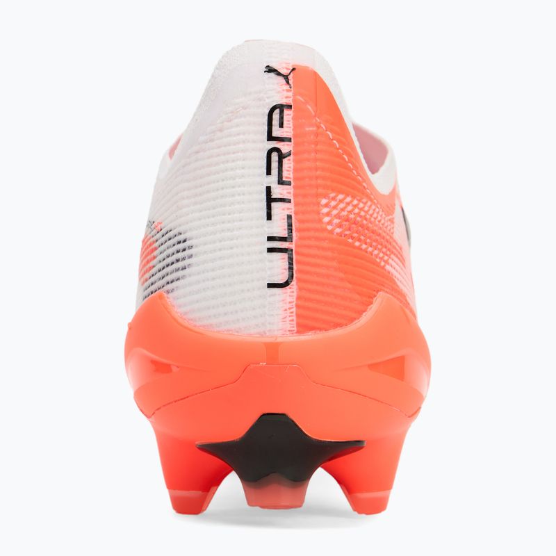 Încălțăminte de fotbal pentru bărbați  PUMA Ultra 5 Ultimate FG puma white/puma black/glowing red 6