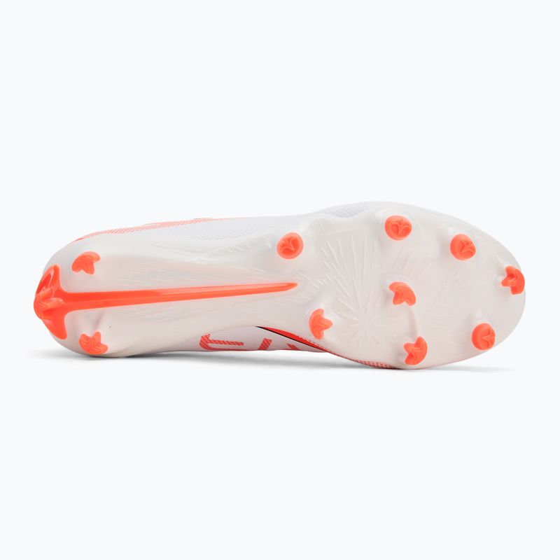 Încălțăminte de fotbal pentru bărbați PUMA Ultra 5 Play+ FG/AG puma white/puma black/glowing red 4
