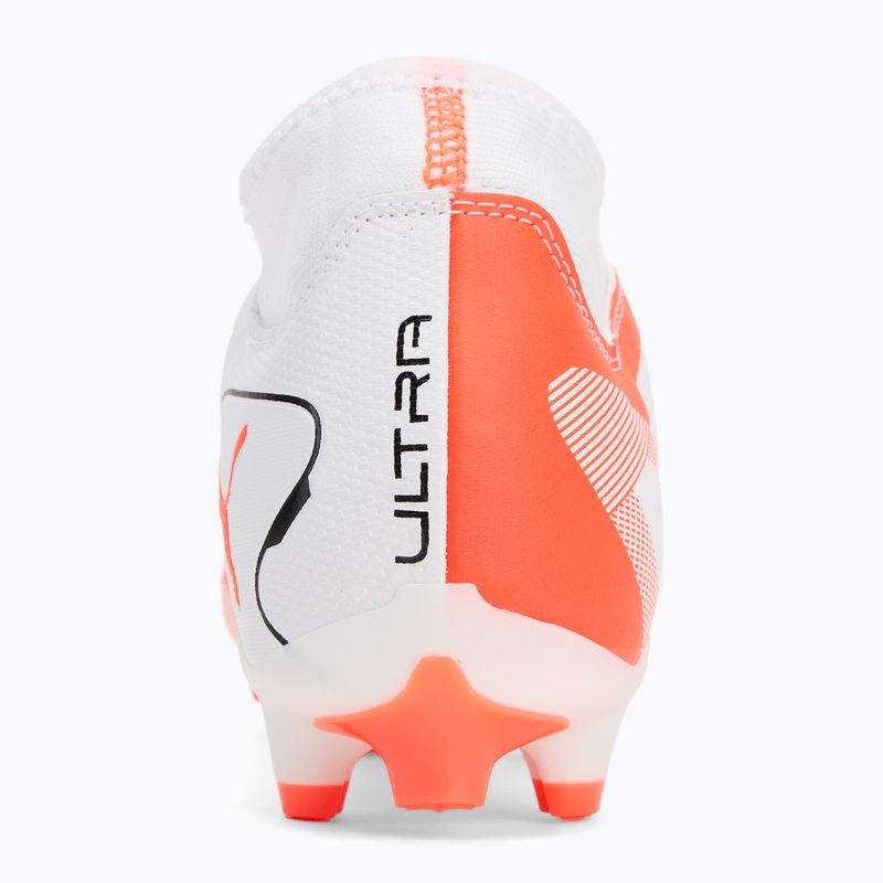 Încălțăminte de fotbal pentru bărbați PUMA Ultra 5 Play+ FG/AG puma white/puma black/glowing red 6