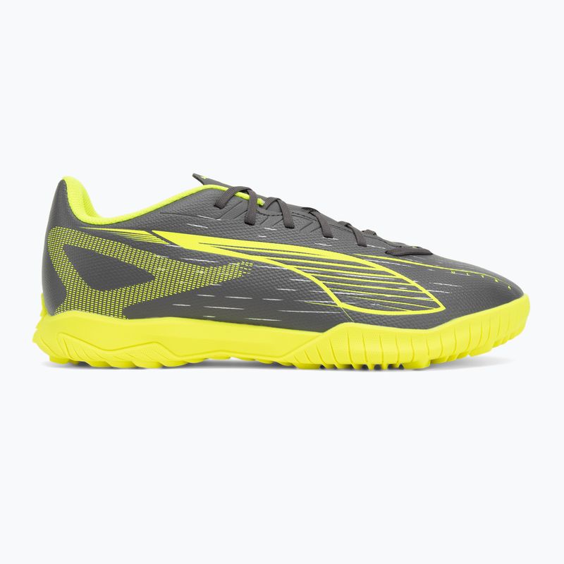Încălțăminte de fotbal pentru bărbați PUMA Ultra 5 Play TT matte aged silver/yellow alert/puma aged silver 2