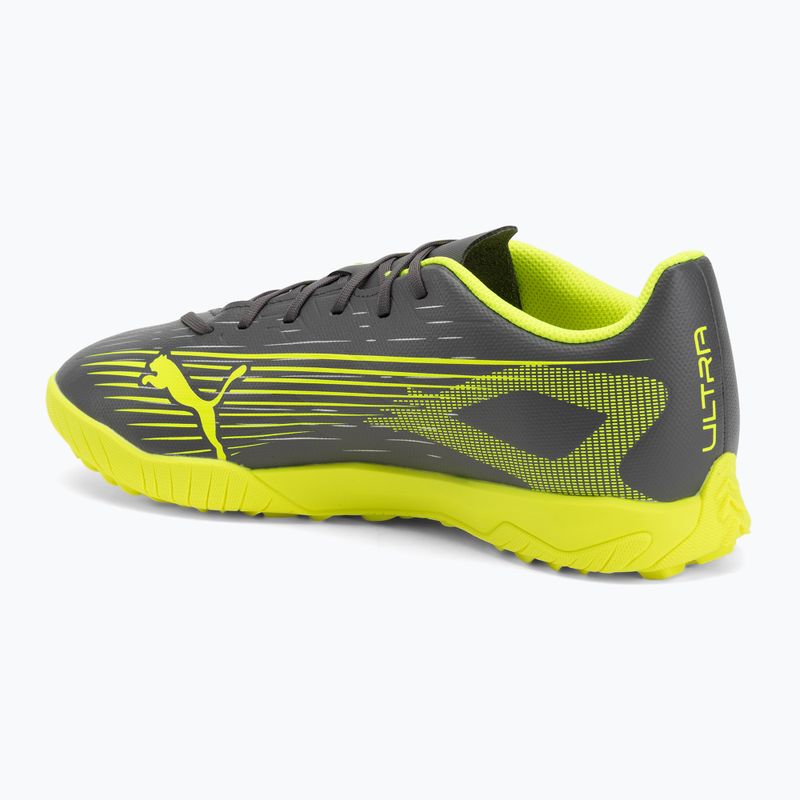 Încălțăminte de fotbal pentru bărbați PUMA Ultra 5 Play TT matte aged silver/yellow alert/puma aged silver 3