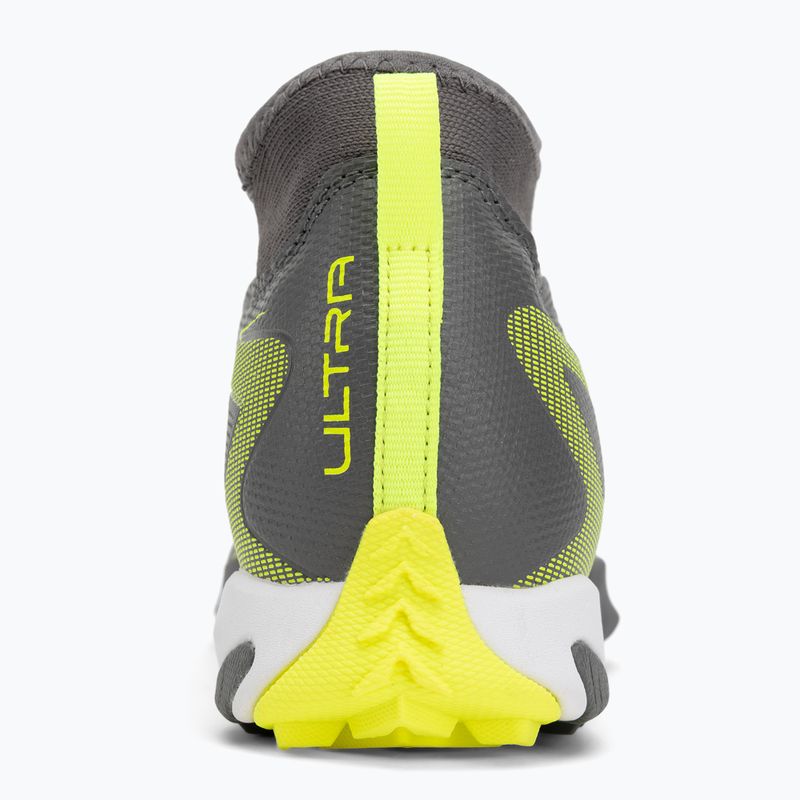 Încălțăminte de fotbal pentru copii  PUMA Ultra 5 Match+ LL TT + Mid Jr matte aged silver/yellow alert/puma aged silver 6