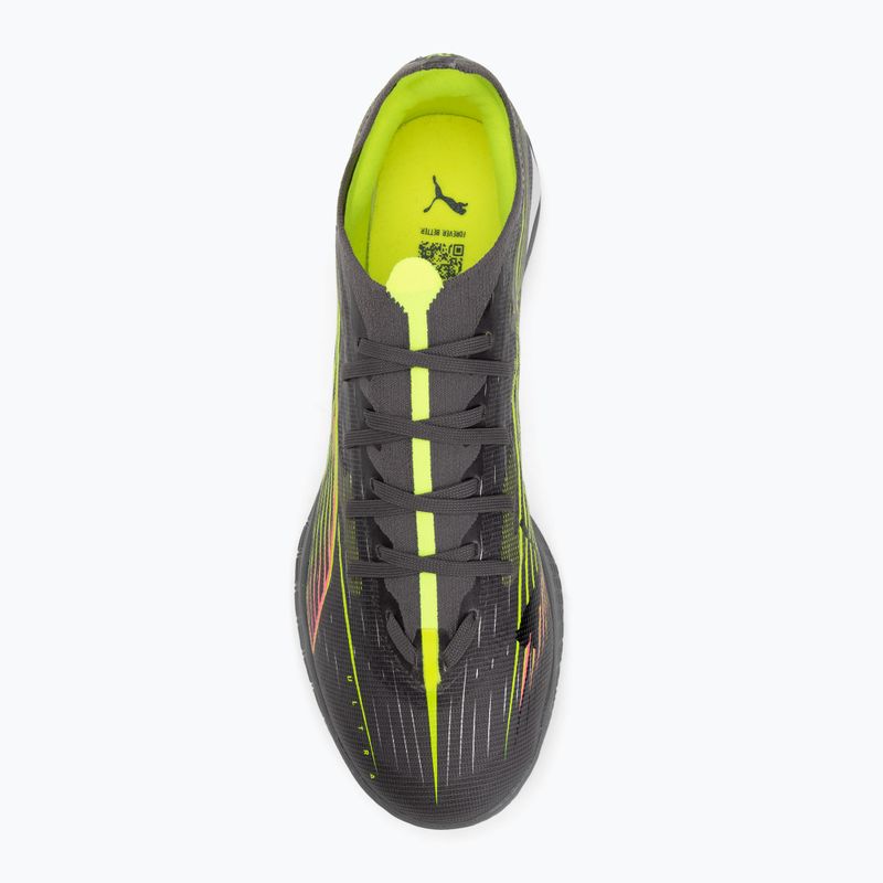 Încălțăminte de fotbal pentru bărbați PUMA Ultra 5 Match It matte aged silver/yellow alert/puma aged silver 5