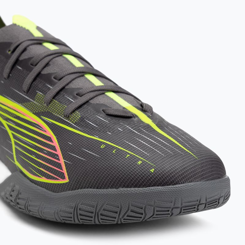 Încălțăminte de fotbal pentru bărbați PUMA Ultra 5 Match It matte aged silver/yellow alert/puma aged silver 7