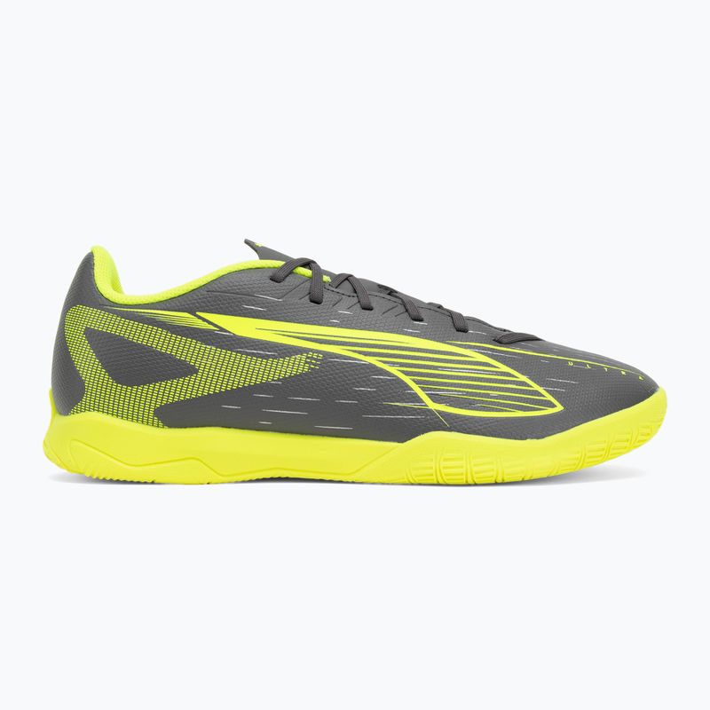Încălțăminte de fotbal pentru bărbați PUMA Ultra 5 Play IT matte aged silver/yellow alert/puma aged silver 2