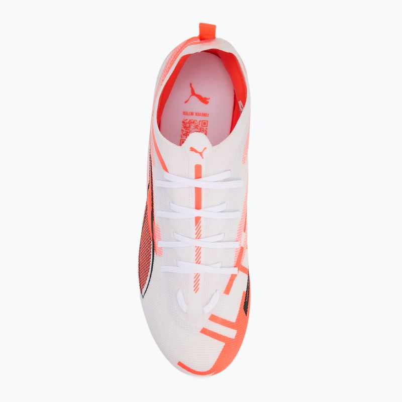 Încălțăminte de fotbal pentru copii PUMA Ultra 5 Pro FG/AG Jr puma white/puma black/glowing red 5