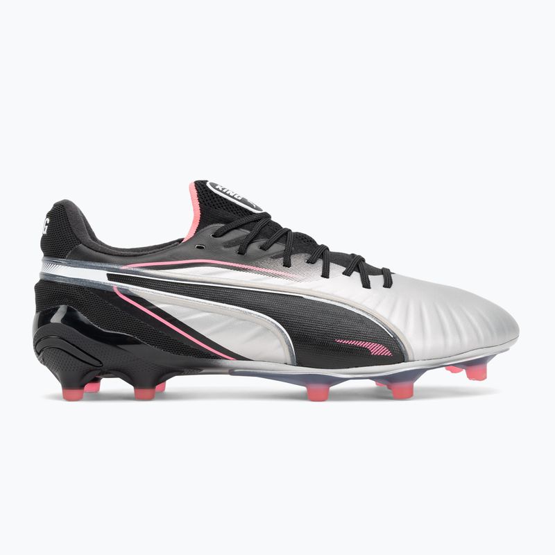 Încălțăminte de fotbal pentru bărbați PUMA King Ultimate FG/AG puma silver/puma black/sun struck/puma white 2