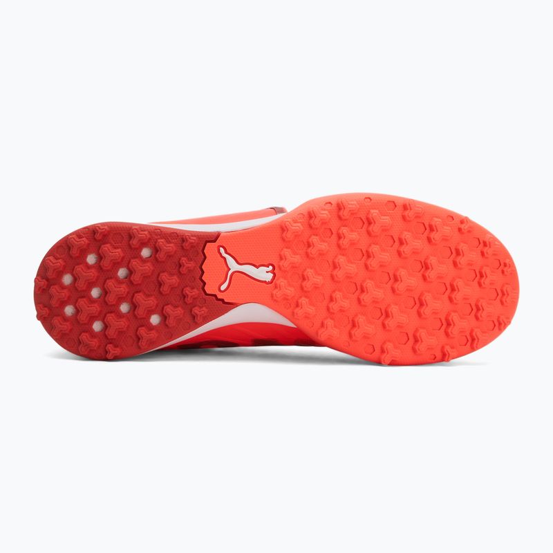 Încălțăminte de fotbal pentru bărbați PUMA King Match TT glowing red/ puma white/ red fire 4