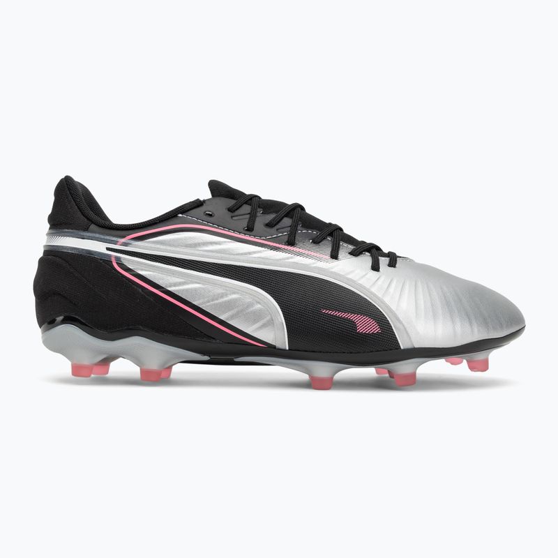 Încălțăminte de fotbal pentru bărbați PUMA King Match FG/AG puma silver/puma black/sun struck/puma white 2