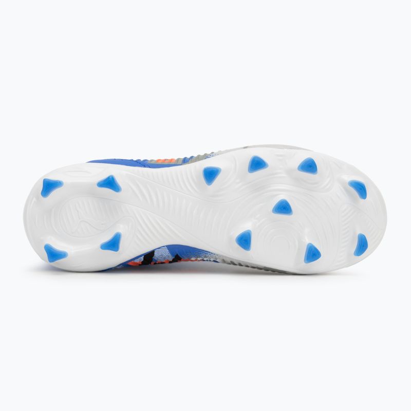 Încălțăminte de fotbal pentru copii PUMA Future 8 Match Forever FG/AG Jr white/ultra blue/feather gray/puma black/glowing red 4