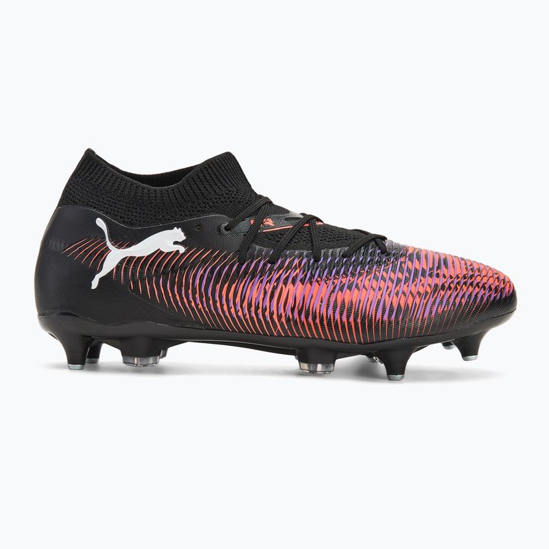 Încălțăminte de fotbal pentru bărbați PUMA Future 8 Match MxSG puma black/ puma white/ glowing red 2
