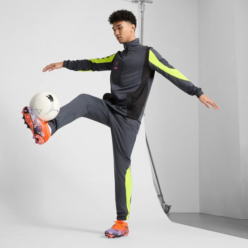 Încălțăminte de fotbal pentru bărbați PUMA Future 8 Match Creativity FG/AG orange poppy/black/dark amethyst/electric peppermint 11