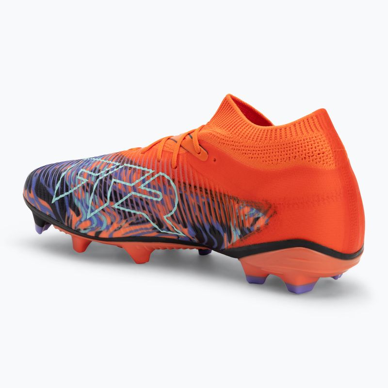 Încălțăminte de fotbal pentru bărbați PUMA Future 8 Match Creativity FG/AG orange poppy/black/dark amethyst/electric peppermint 3