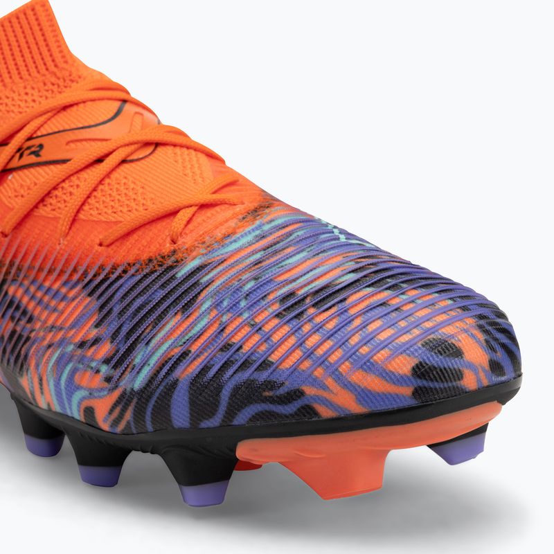 Încălțăminte de fotbal pentru bărbați PUMA Future 8 Match Creativity FG/AG orange poppy/black/dark amethyst/electric peppermint 7