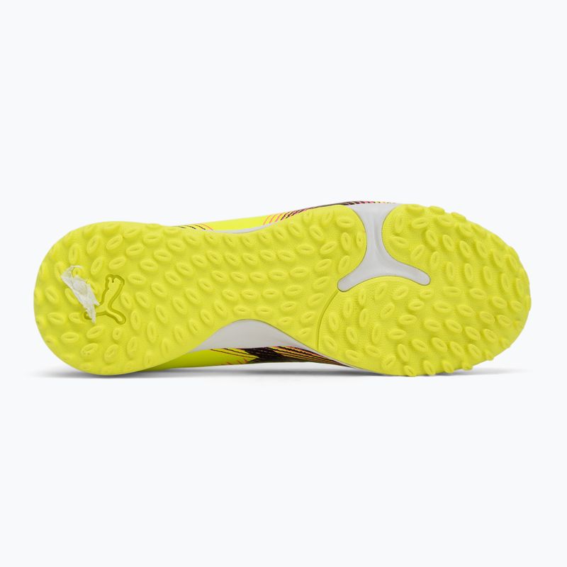 Încălțăminte de fotbal pentru copii  PUMA Future 8 Play TT + Mid yellow alert/ puma black/ sun struck 4
