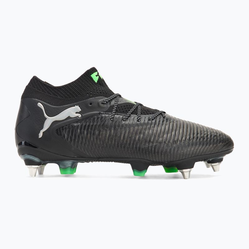 Încălțăminte de fotbal pentru bărbați PUMA Future 8 Ultimate MxSG puma black/cool light gray/fluo green 2