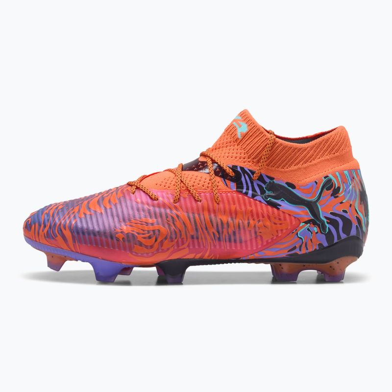 Încălțăminte de fotbal pentru bărbați  PUMA Future 8 Ultimate Creativity FG orange poppy/dark amethyst/electric peppermint/black 8