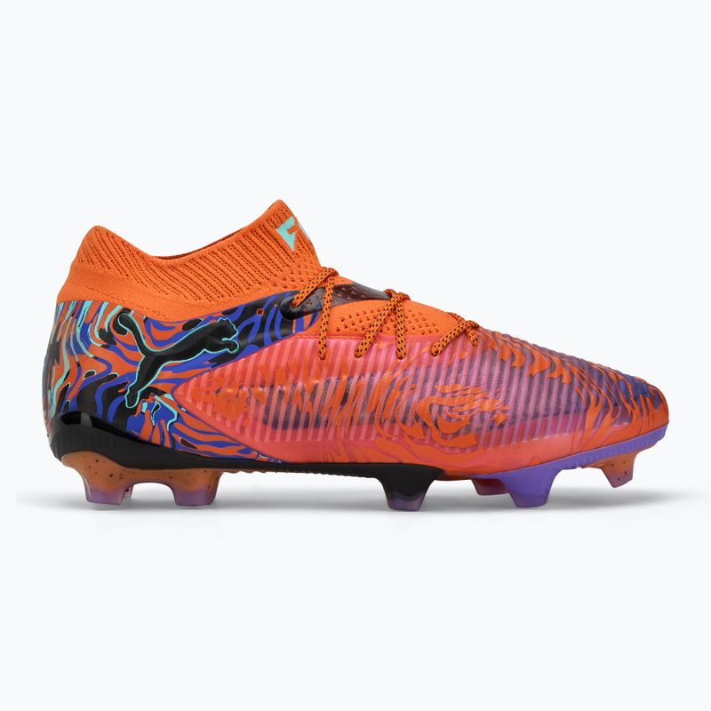 Încălțăminte de fotbal pentru bărbați  PUMA Future 8 Ultimate Creativity FG orange poppy/dark amethyst/electric peppermint/black 2