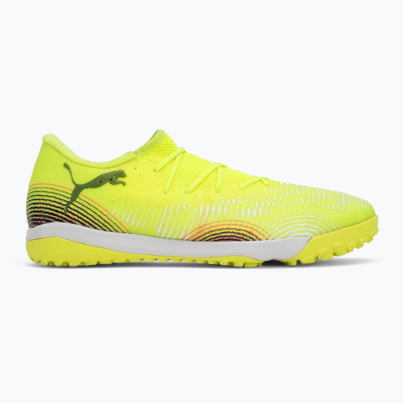 Încălțăminte de fotbal pentru bărbați PUMA Future 8 Match Low TT yellow alert/ puma black/ sun struck 2
