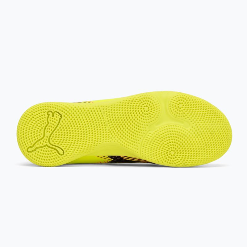 Încălțăminte de fotbal pentru copii  PUMA Future 8 Play It yellow alert/ puma black/ sun struck 4