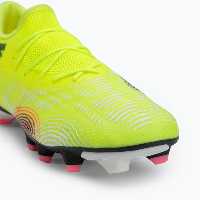 Încălțăminte de fotbal pentru bărbați PUMA Future 8 Match Low FG/AG yellow alert/ puma black/ sun struck 7