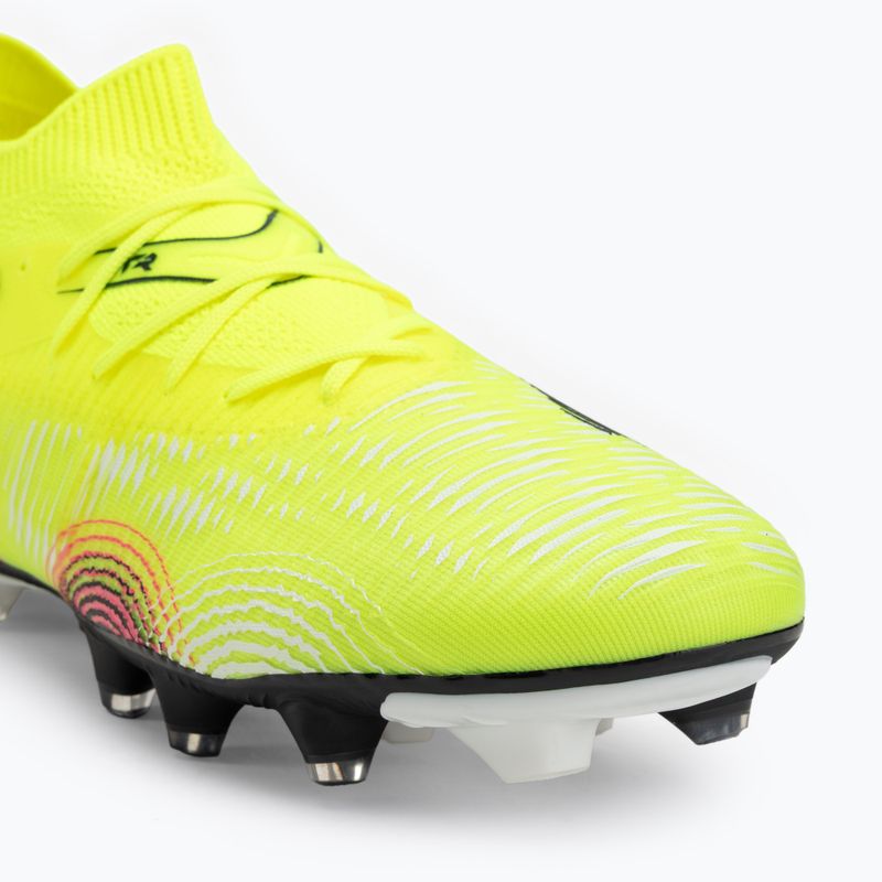 Încălțăminte de fotbal pentru bărbați PUMA Future 8 Match FG/AG yellow alert/puma black/sun struck 7