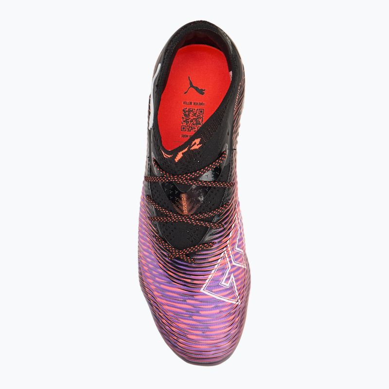 Încălțăminte de fotbal pentru bărbați PUMA Future 8 Ultimate Low FG puma black/puma white/glowing red 5