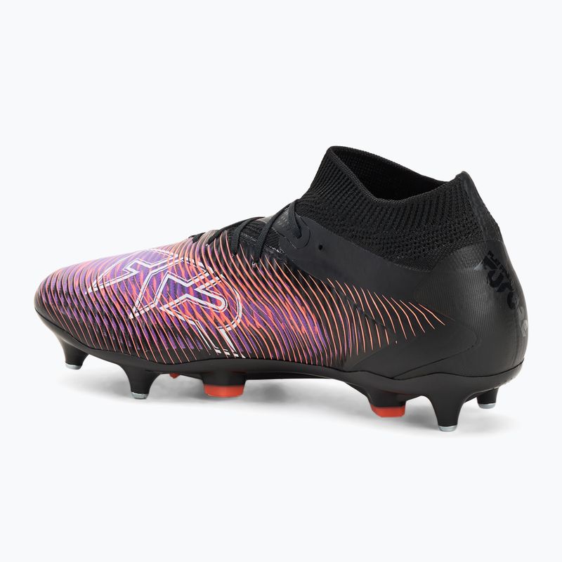 Încălțăminte de fotbal pentru bărbați PUMA Future 8 Pro MxSG puma black/puma white/glowing red 3