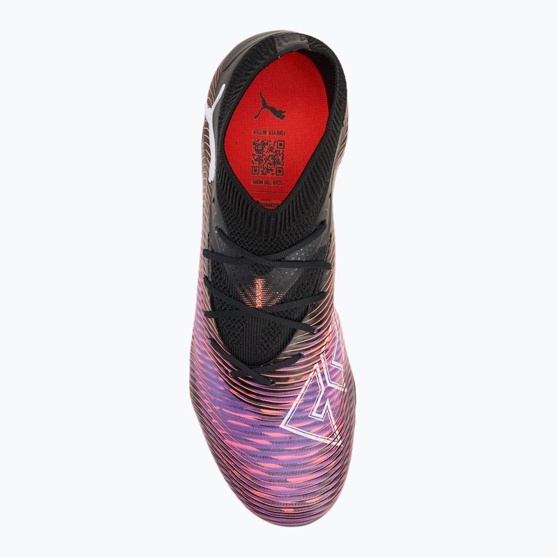 Încălțăminte de fotbal pentru bărbați PUMA Future 8 Pro MxSG puma black/puma white/glowing red 5