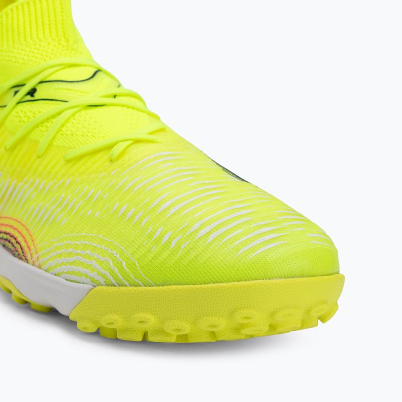 Încălțăminte de fotbal pentru bărbați PUMA Future 8 Match TT yellow alert/ puma black/ sun struck 7