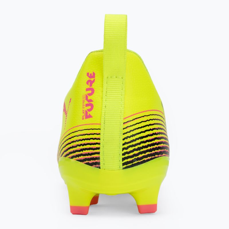 Încălțăminte de fotbal pentru copii PUMA Future 8 Play FG/AG Jr yellow alert/puma black/sun struck 6