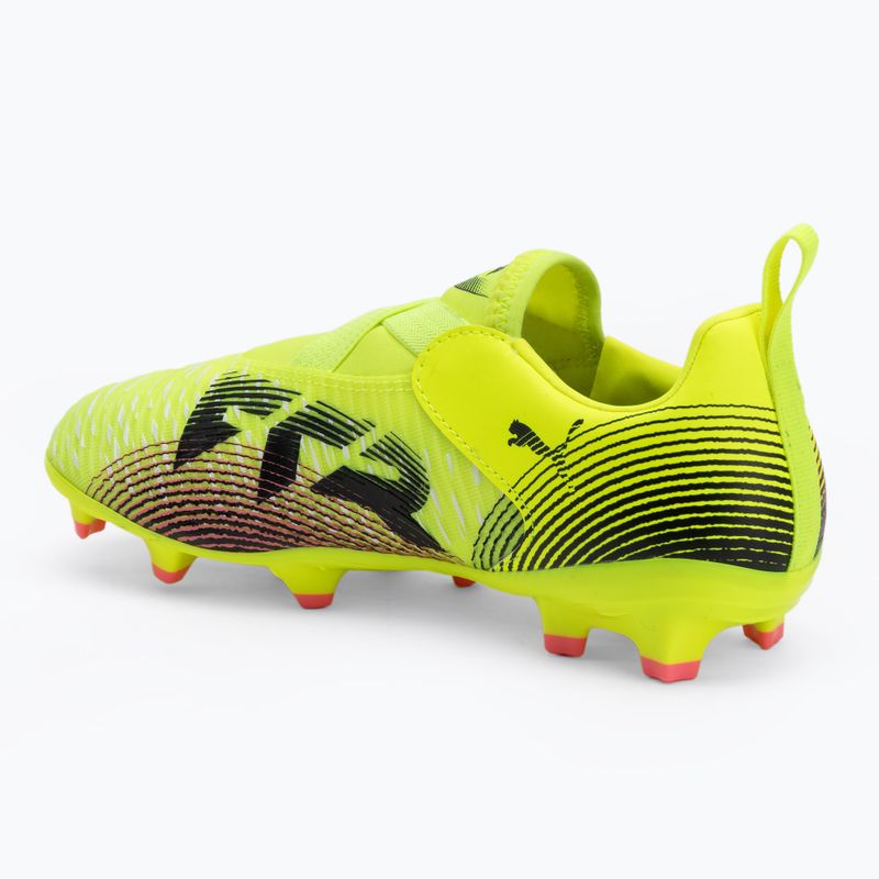 Încălțăminte de fotbal pentru copii PUMA Future 8 Match LL FG/AG yellow alert/ puma black/ sun struck 3