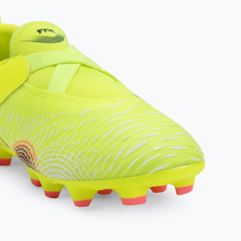 Încălțăminte de fotbal pentru copii PUMA Future 8 Match LL FG/AG yellow alert/ puma black/ sun struck 7