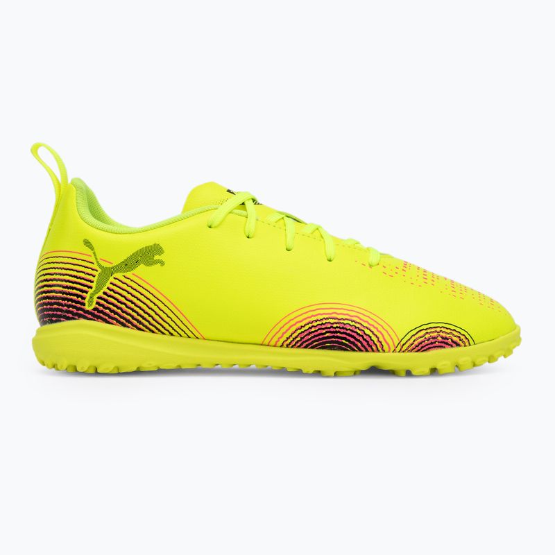 Încălțăminte de fotbal pentru copii  PUMA Future 8 Play TT yellow alert/ puma black/ sun struck 2