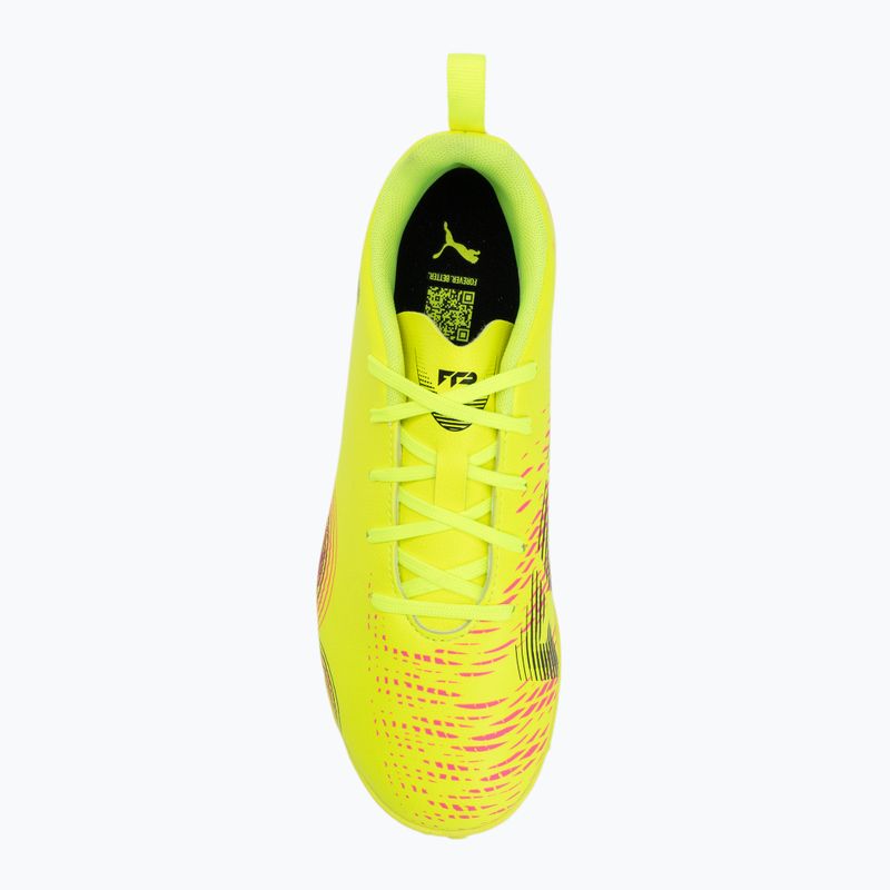 Încălțăminte de fotbal pentru copii  PUMA Future 8 Play TT yellow alert/ puma black/ sun struck 5