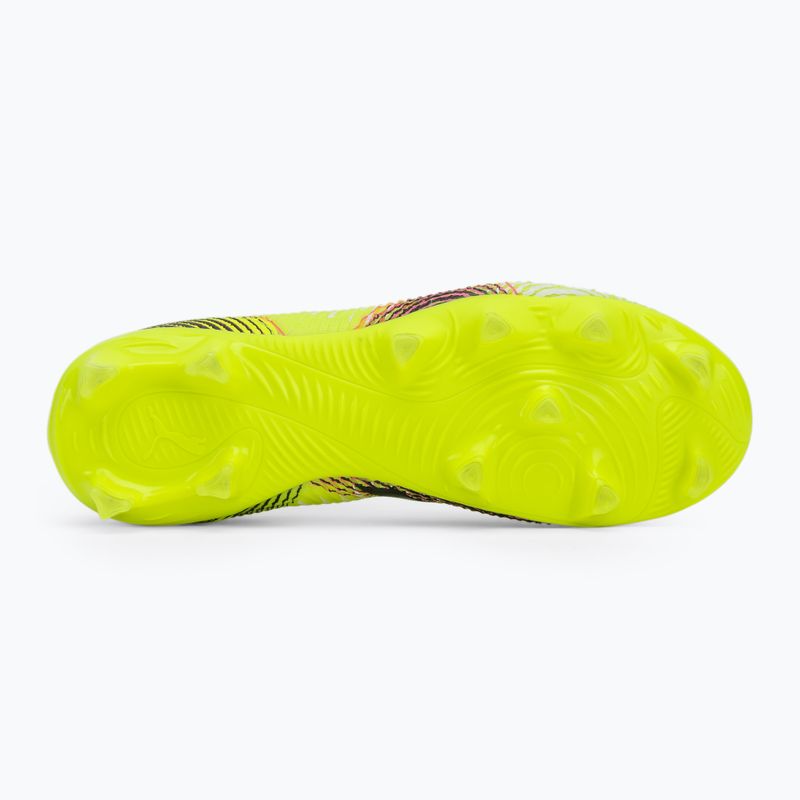 Încălțăminte de fotbal pentru copii PUMA Future 8 Match FG/AG Jr yellow alert/puma black/sun struck 4
