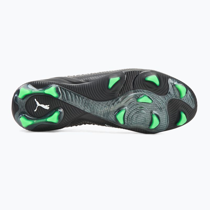 Încălțăminte de fotbal pentru bărbați PUMA Future 8 Ultimate Low FG puma black/cool light gray/fluo green 4