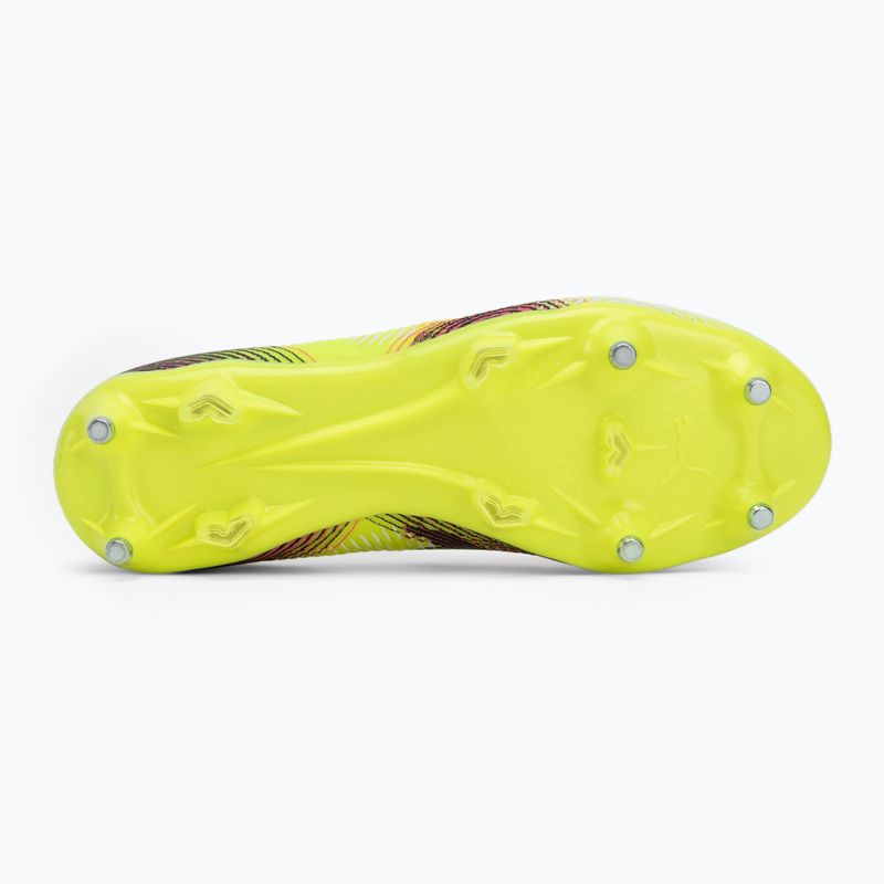 Încălțăminte de fotbal pentru bărbați PUMA Future 8 Match MxSG yellow alert/ puma black/ sun struck 4