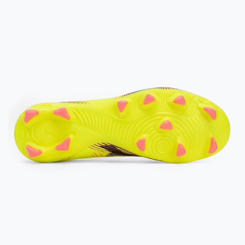 Încălțăminte de fotbal pentru bărbați PUMA Future 8 Play FG/AG yellow alert/ puma black/ sun struck 4