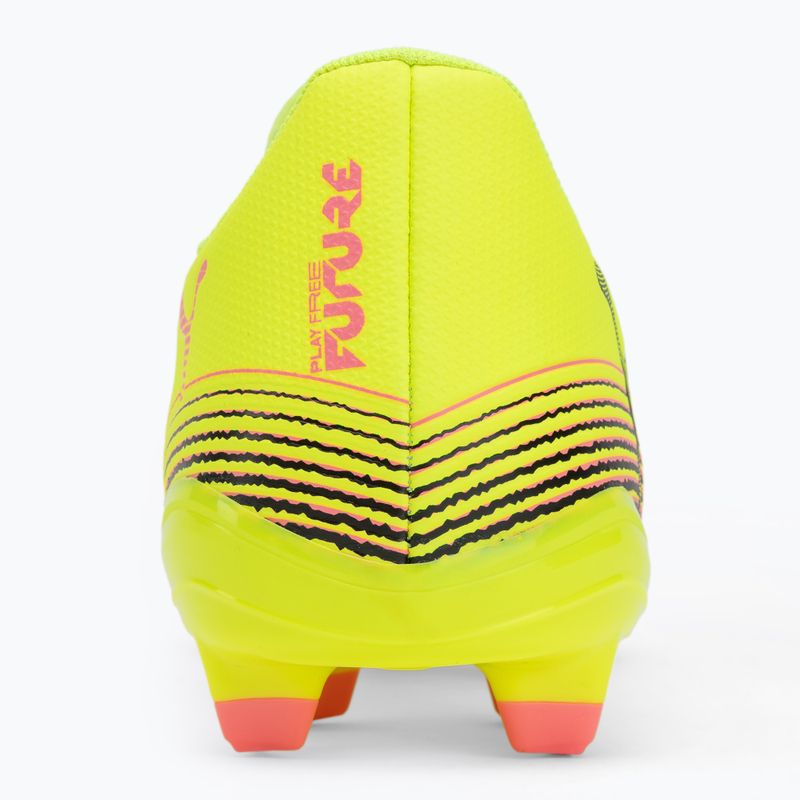 Încălțăminte de fotbal pentru bărbați PUMA Future 8 Play FG/AG yellow alert/ puma black/ sun struck 6