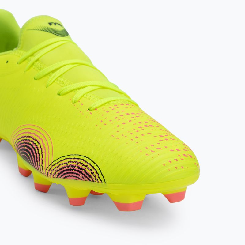 Încălțăminte de fotbal pentru bărbați PUMA Future 8 Play FG/AG yellow alert/ puma black/ sun struck 7