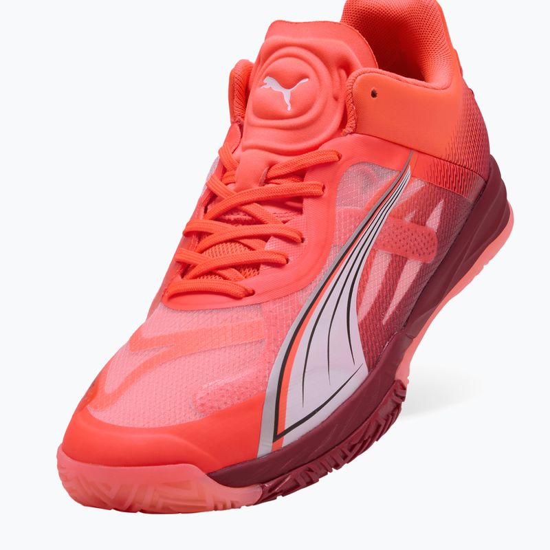 Încălțăminte pentru bărbați PUMA Accelerate Nitro SQD glowing red / puma white / dark crimson 4