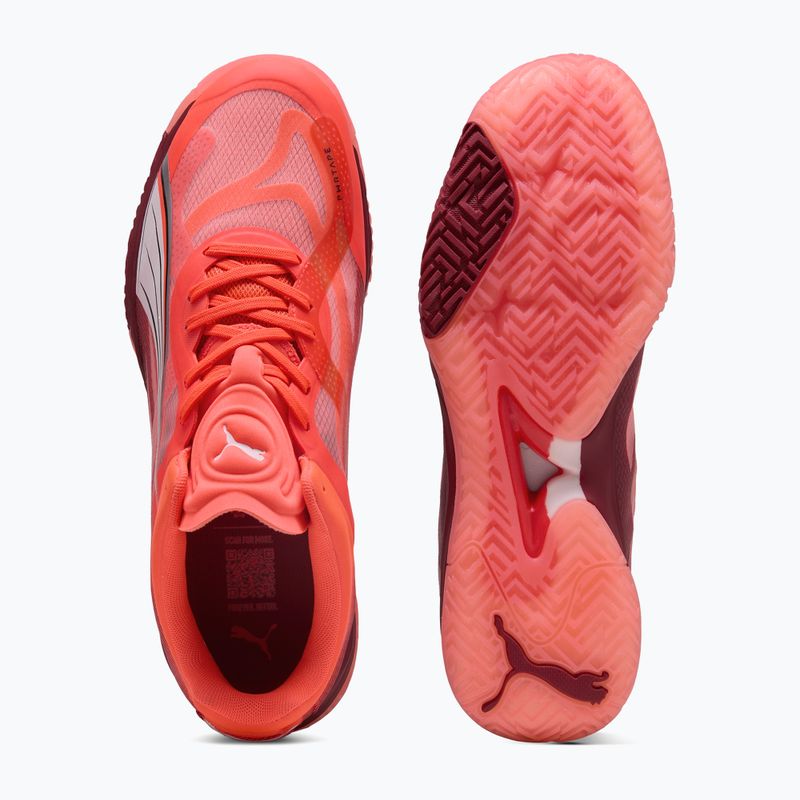 Încălțăminte pentru bărbați PUMA Accelerate Nitro SQD glowing red / puma white / dark crimson 6