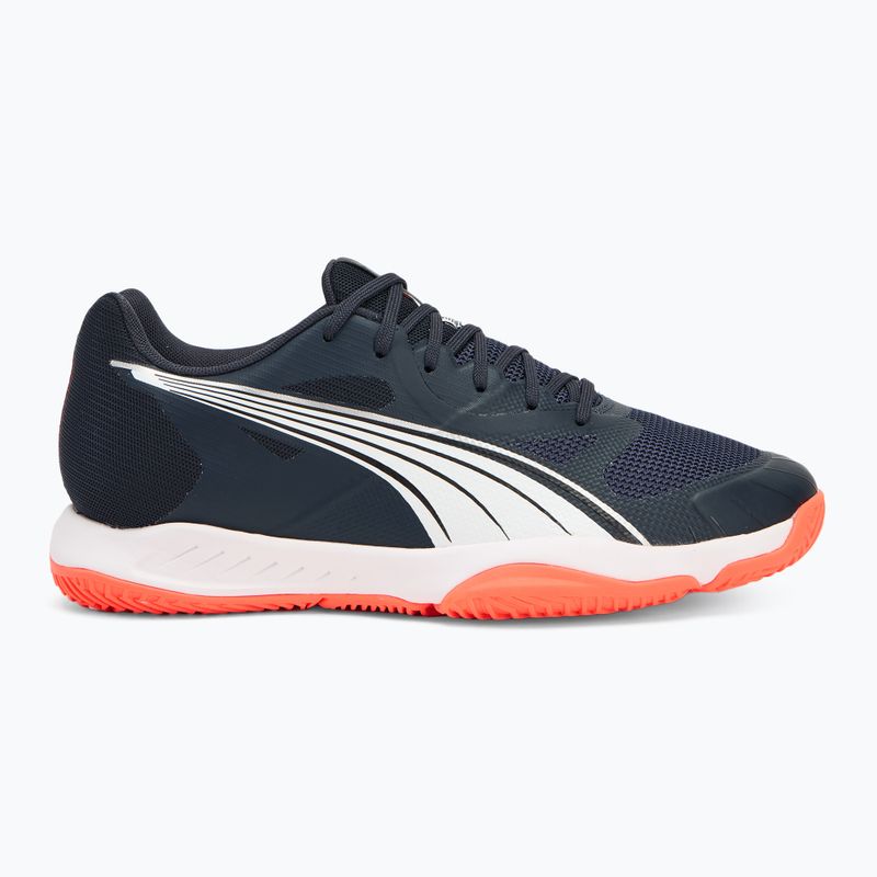 Încălțăminte de handbal PUMA Eliminate Turbo parisian night/ puma white/ glowning red 2