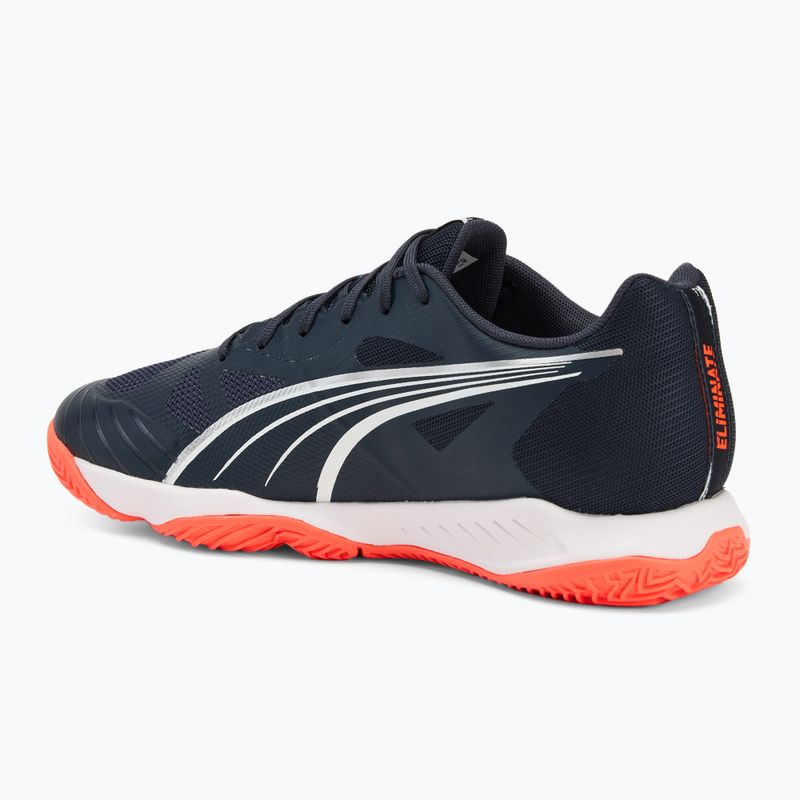 Încălțăminte de handbal PUMA Eliminate Turbo parisian night/ puma white/ glowning red 3