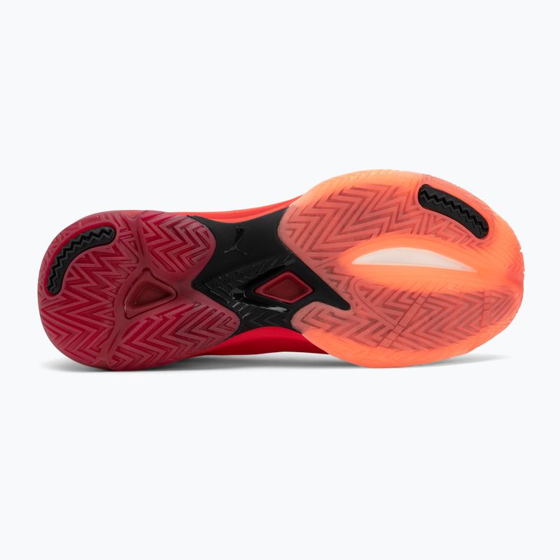 Încălțăminte de handbal PUMA Vantage Nitro glowing red / puma white / dark crimson / puma black 4